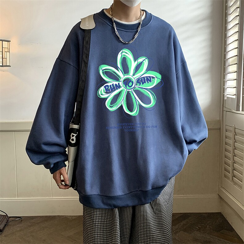 圆领卫衣男大码加厚加绒长袖t恤男S6170-P28加绒款-P33,男装卫衣,电商A040