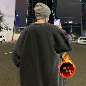 直播品质 500克重磅美式做旧水洗卫衣 SY1383-常规特P45加绒特P55图片