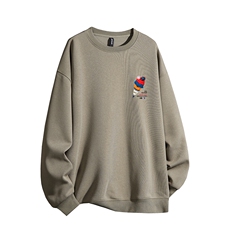 得物供货、复合重磅420克现货圆领卫衣宽松HD019-1-HMY309-P35，男装卫衣，电商019-1