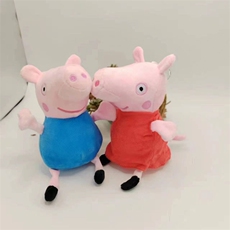 晓童毛绒玩具 七寸猪猪姐弟