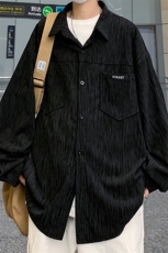 C9001/P50春装新款长袖衬衣男潮衬衫休闲上衣宽松大码外套男，男装衬衫，电商A141