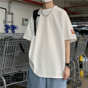 短袖t恤男潮牌ins港风夏季华夫格上衣百搭半袖体恤潮T07824-P25图片