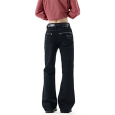 【现货】XZ1218BK5165特价P43大货刺绣微喇显高百搭牛仔裤，男装牛仔裤，星座1218（原611-3）