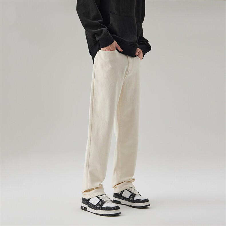 弹力牛仔宽松直筒（数据热卖款）水洗牛仔裤A161-K552-P55,男装牛仔裤,电商A161