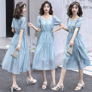 2022年夏季新款连衣裙休闲淑女blyc9006，女装连衣裙，笃写