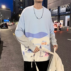 休闲毛衣青春流行2022长袖男潮纯色圆领GM62P42，男装针织衫/毛衣，星座1116-2