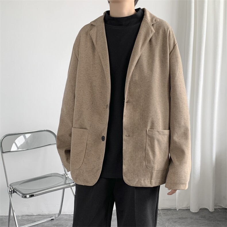 秋冬毛呢男士休闲西装外套男XZ01P65,男装西服,星座1116-2