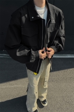 黑墙春装飞行服冲锋衣夹克短款外套男装25春季拉链衫上衣S380特78，男装夹克，电商A233-1