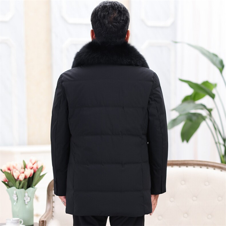 8805/款长年有货！中老年棉服男爸爸加绒加厚大毛领棉衣男,男装棉衣,星座1216（原钱塘722）