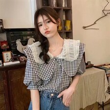 小格子小衫,其它,萌蔻