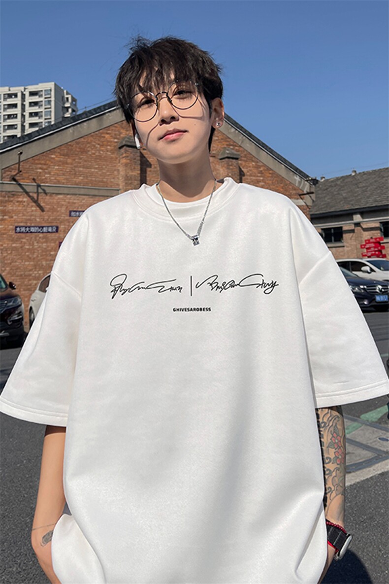 量大优供视频重磅麂皮绒短袖T恤男JPDX210-特P19,男装T恤,电商B367