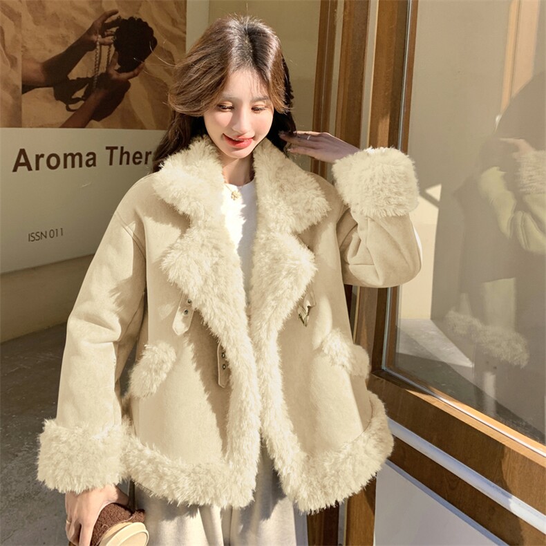 【有货】皮毛一体外套2C115-2380-P215-K318,女装棉衣/棉服,2C115