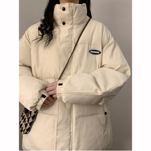 高品质25冬季爆羽绒棉服港风中性女生工艺面料韩版A170M860-TP100图片