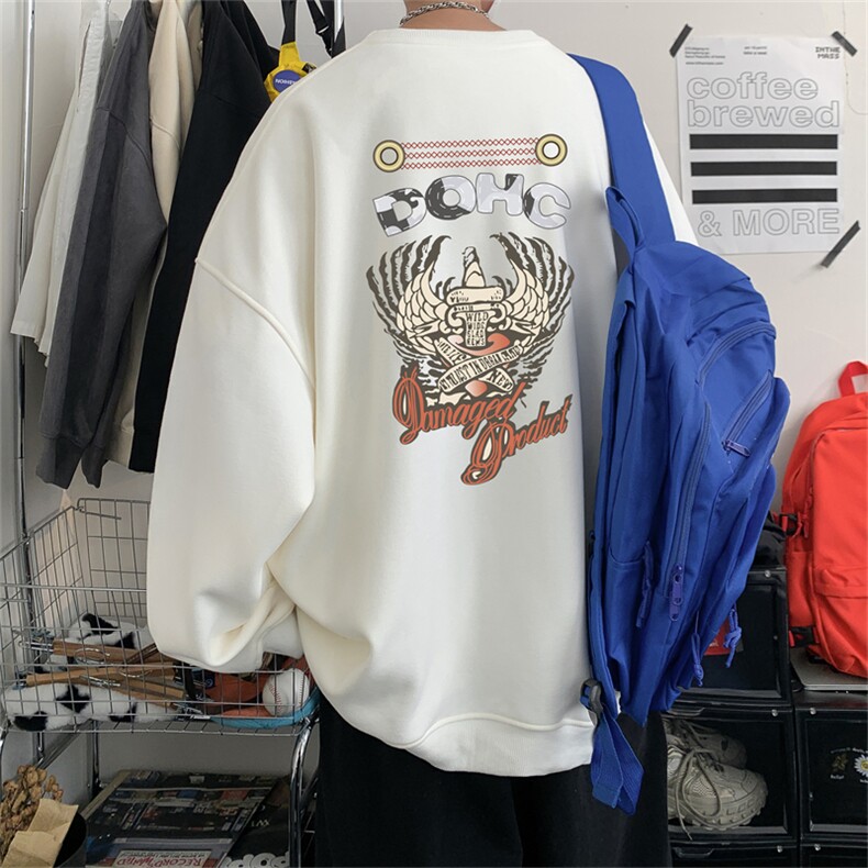 特P25控48 秋冬新款男士圆领卫衣宽松休闲日常百搭上衣WQ2425图片