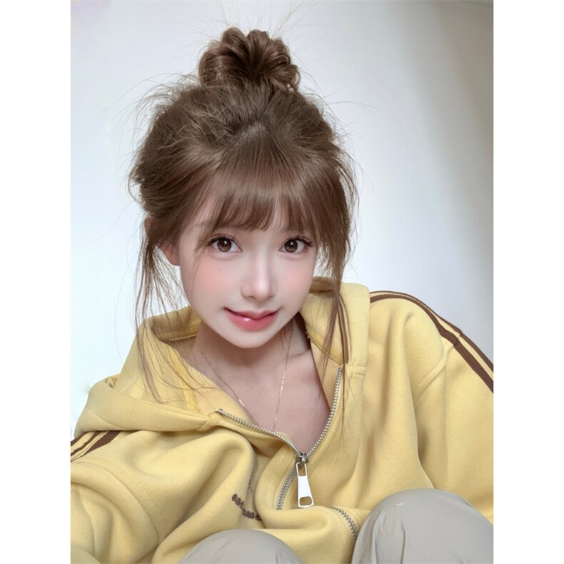 【有货】A1021CC-特P52三杠条纹织带小恶魔耳朵连帽开衫卫衣男女,男装卫衣,星座1007（原301D）