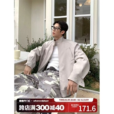 1506-1/KW93531/P97日系基础款墨蓝格纹宽松格子长袖衬衫男百搭，男装衬衫，星座1506-1