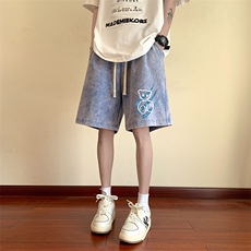 抖音直播品质现货港风宽松五分裤男短裤XD22945-P45，男装休闲裤，电商A042