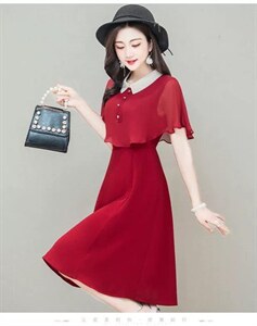 单款单色连衣裙,女装连衣裙,米儿衣景