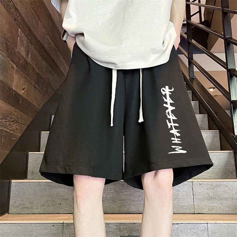 冰丝短裤男士大码宽松休闲五分裤男运动中裤MK37399-P15,男装休闲裤,电商A040