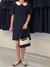 韩版休闲连衣裙，女装连衣裙，依多坊