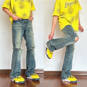 A432-1-MG532 P60控78  破洞牛仔裤Cleanmfit 直播品质!图片