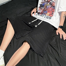 B2212023夏装新款青少年港风休闲冰丝短裤五分裤LK22033-P40，男装休闲裤，电商B221