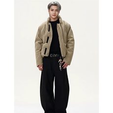 1506-1/MM661/P84复古做旧水洗磨毛棉服外套，男装棉衣，星座1506