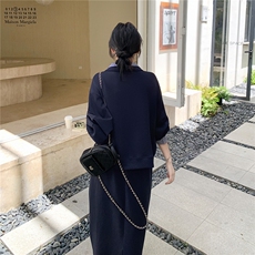 现货26春款格子卫衣双领拼接套装裙2C293-Q871-P175-K258，女装套装/套裙，2C293