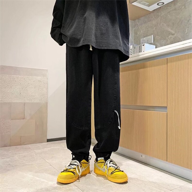 男春夏新款牛仔裤束脚个性裤子WH15P45,男装牛仔裤,星座1116-2