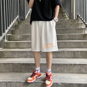 冰丝短裤男士大码宽松休闲五分裤男运动中裤 MK37386-P15图片