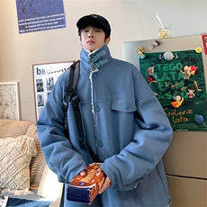 2024新款毛呢羊羔毛棉衣外套加厚W1855P130，男装棉衣，星座1018-3