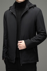 冬季新款外套男士厚款宽松棉衣保暖休闲连帽夹克SNNMF82181-P190，男装棉衣，电商B212（原钱塘6029）