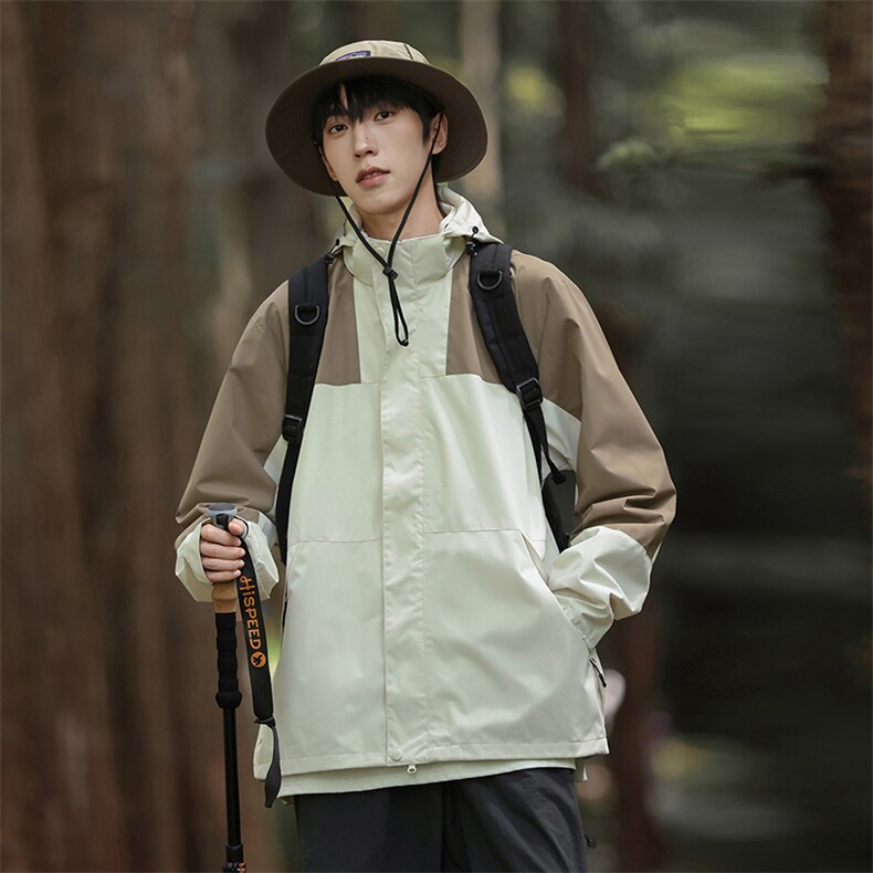 山系森林风秋季冲锋衣夹克潮宽松大码外套 A436-6188-P75控价109图片
