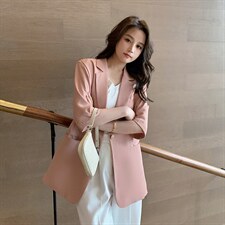 西装极力推荐现货夏小西装外套，女装西装，杭阁服饰