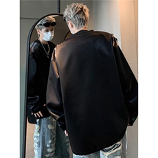 潮流气质ins百搭新款慵懒长袖卫衣日系原宿流行简约文艺时尚，男装卫衣，星座506A