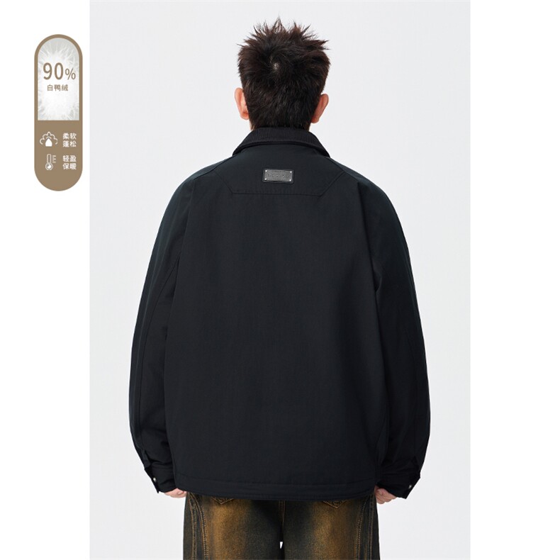 2025冬季新款无影墙90%白鸭绒充绒量67gM-4X572-特P229,男装羽绒服,电商A022