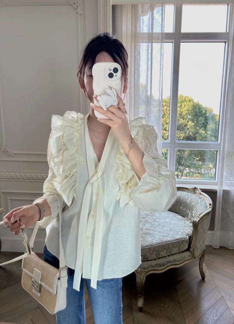 韩版系列净色小衫，其它，唇蔻