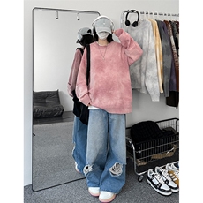 冬季男女休闲百搭毛衣宽松扎染套头针织衫外套D5590-TP5588，男装针织衫/毛衣，电商A102