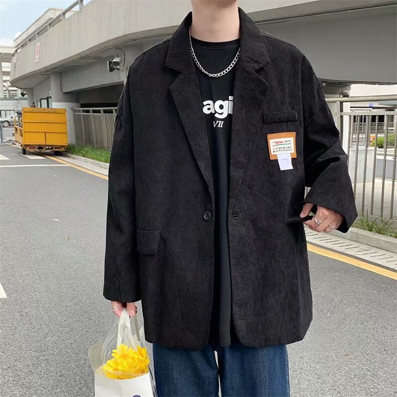 秋冬新款潮流针织线衫帅气夹克潮牌宽松男装外套W1400-P52,男装夹克,星座512-2
