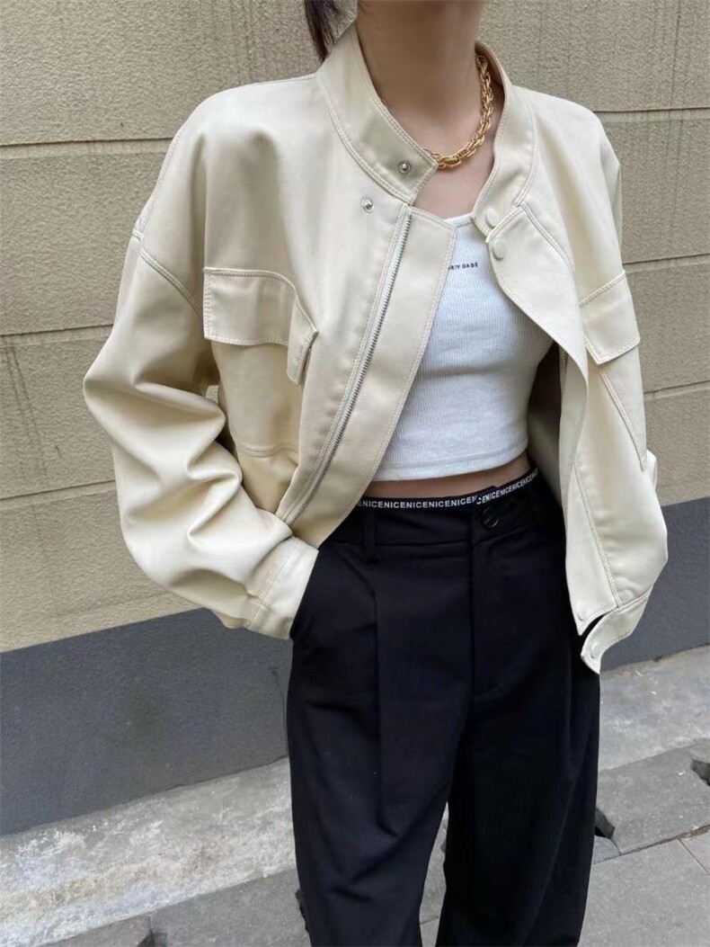 皮衣，女装皮衣，卡薇尔