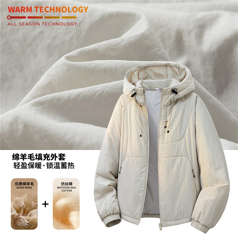 新款休闲棉衣图片