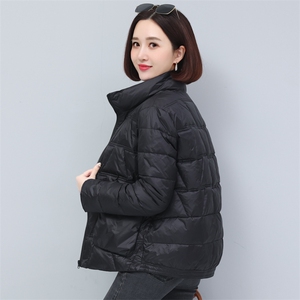立领羽绒棉衣棉服女冬2022新款休闲小棉袄小个子冬装外套图片