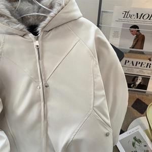 自家图9925 座山雕棉服厚款 米灰色 黑色M到2XL图片