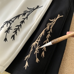 量大优 供视频 冰丝风刺绣短裤 DK18 m-5XL 特P25图片