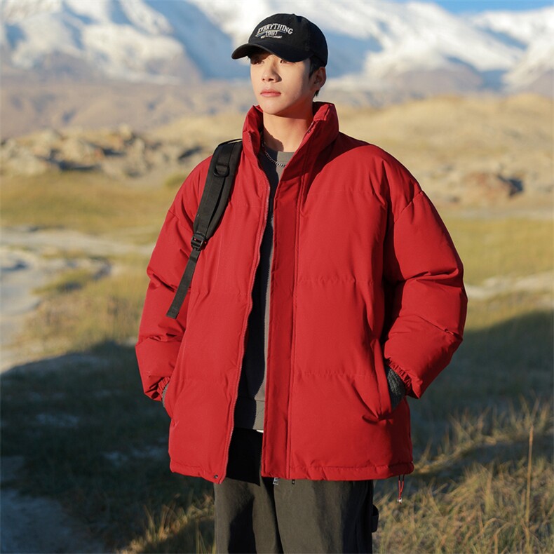 现货抖音得物可供视频冬季三防加厚羽绒棉衣外套面包棉服WM1266,男装棉衣,电商A486