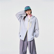 UPF50+有报告凉感轻薄透气宽松大码潮流防晒服DQC659-P48，男装防晒衣，电商B306