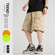 夏装笑脸牛仔三色时尚牛仔短裤A125-DK15-P38,男装牛仔裤,电商A125