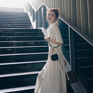 已出货2021夏季新款麻连衣裙（原8605）225-1911（）图片
