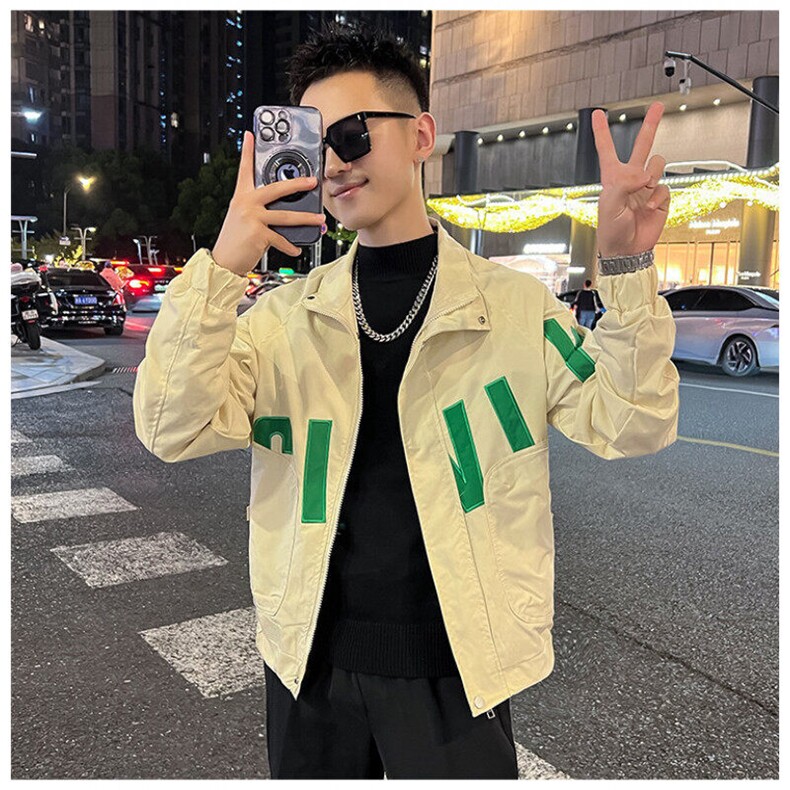 工装外套男新款潮流短款夹克衣服男士春秋款上衣,男装夹克,星座1013