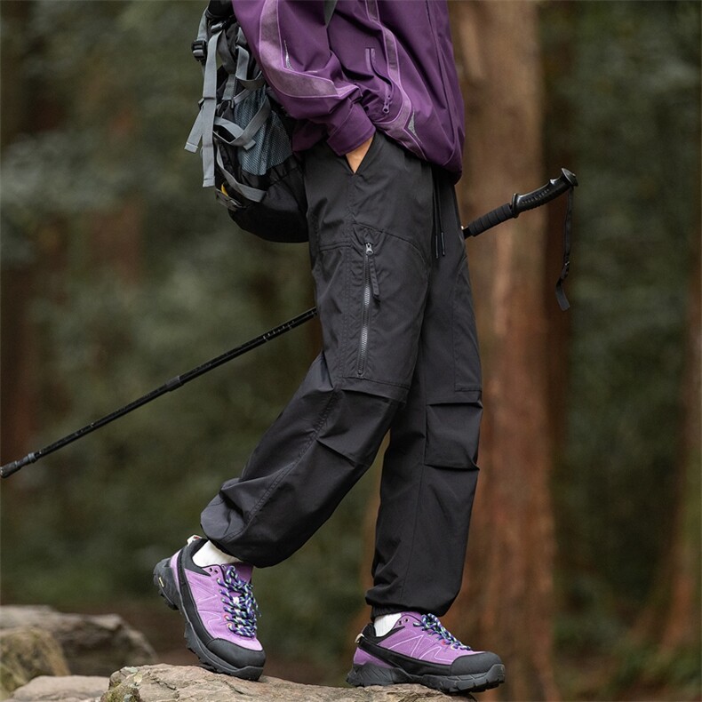 山系户外冲锋裤男束脚工装裤徒步登山裤侧边拉链设计K3507特P48,男装休闲裤,星座309（原A406）